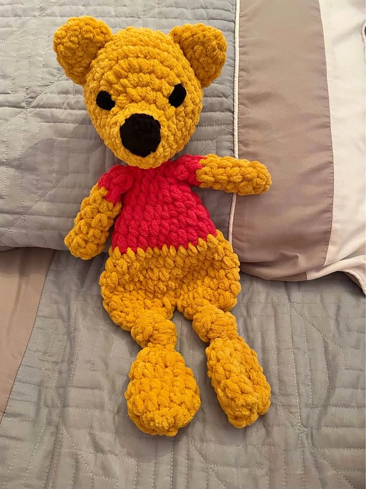 Winnie the Pooh crochet lovie