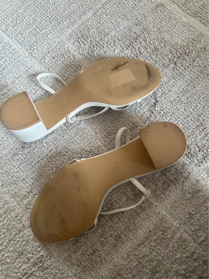 H&M White Heels - photo 3