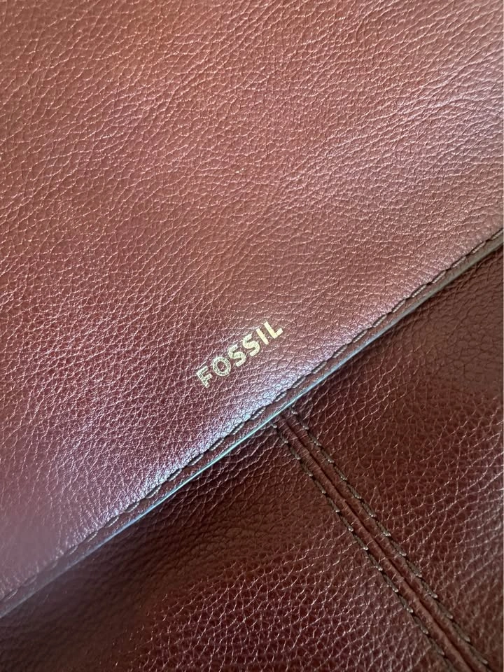 Fossil Leather Brown Backpack - photo 2