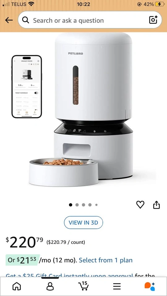 PETLIBRO Automatic Pet Feeder 🔥$69.99🔥 - photo 2