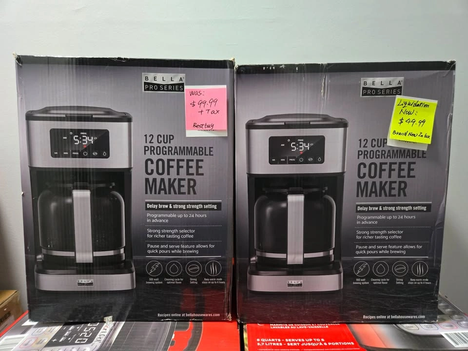 Bella PRO 12-Cup Coffee Maker – $39.99 (Like New) - photo 2