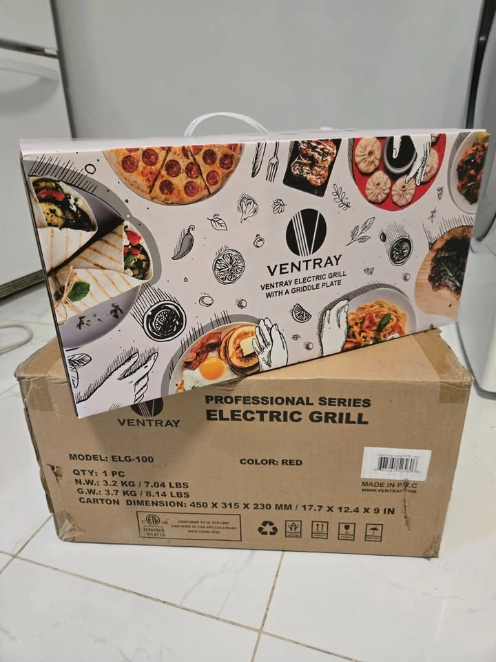 Ventray Electric Grill – $89.99 (Brand New) - photo 2