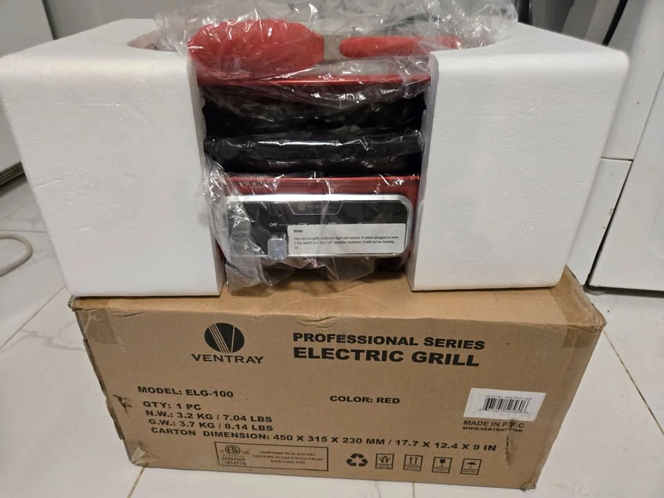 Ventray Electric Grill – $89.99 (Brand New) - photo 3