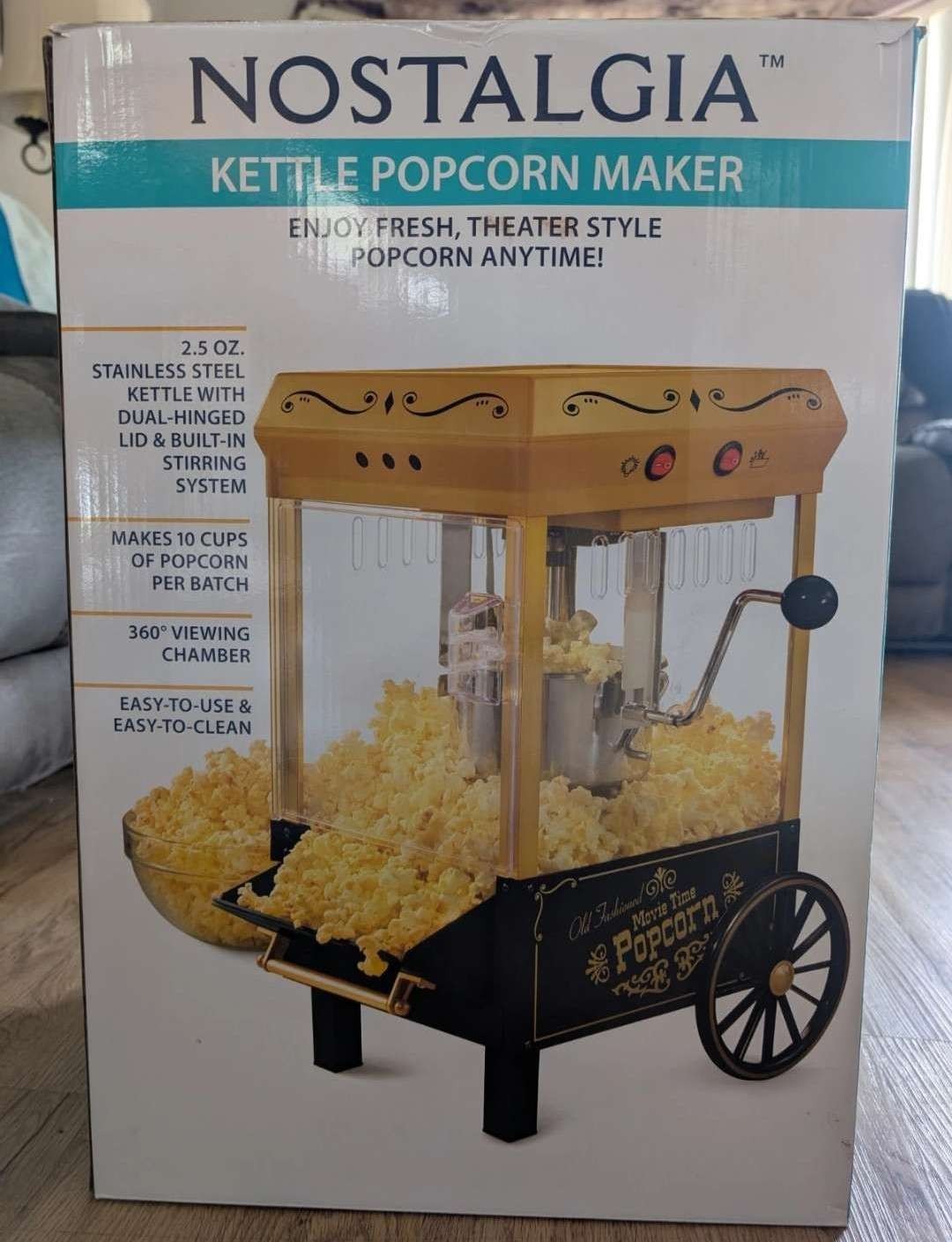 Vintage Movie Time Popcorn Maker