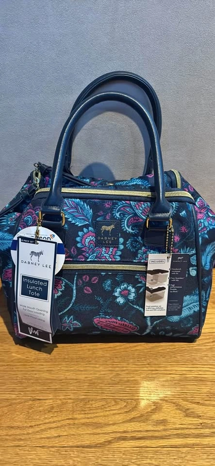 Dabney Lee Insulated Lunch Tote New