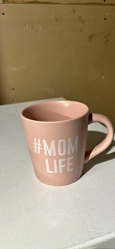 Indigo Pink #MomLife Mug