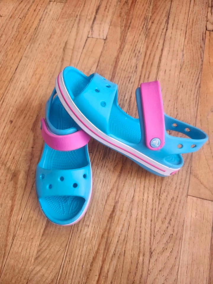 Crocs Sandals Teal Pink J1 - photo 2