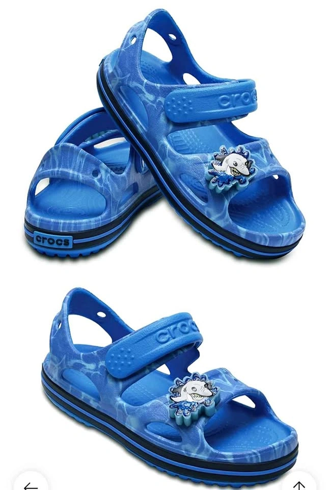 Crocs Kids Blue Shark Sandals J3