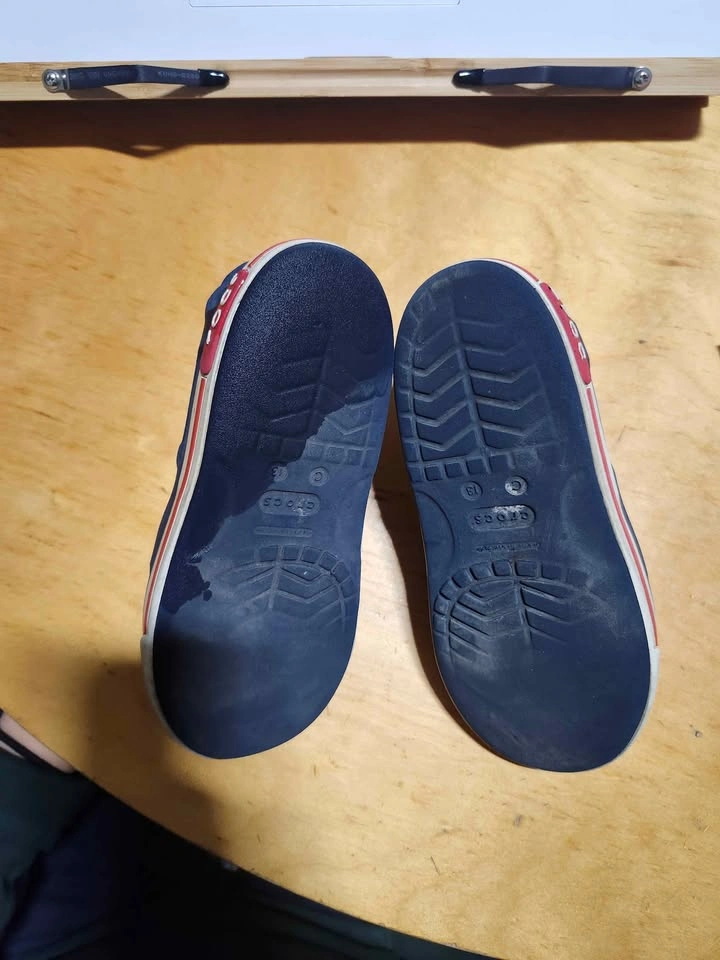 Crocs Crocband 2 Sandals Navy Blue Size C 13 w/ Jibbitz - photo 4
