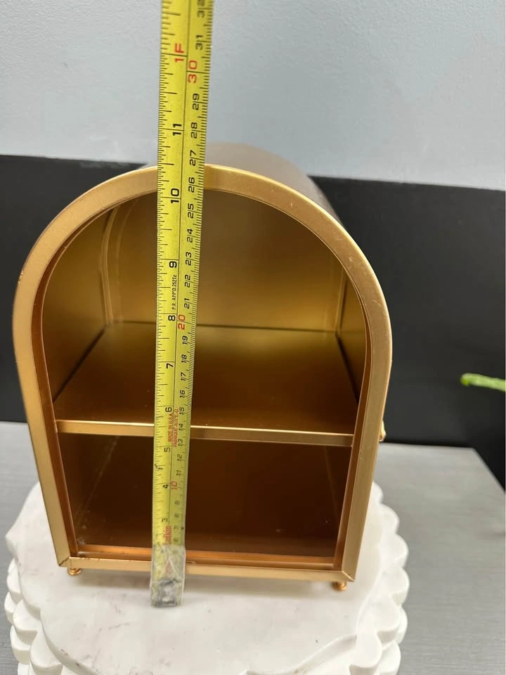 Ashland Gold Arched Mini Display Cabinet No Glass - photo 5