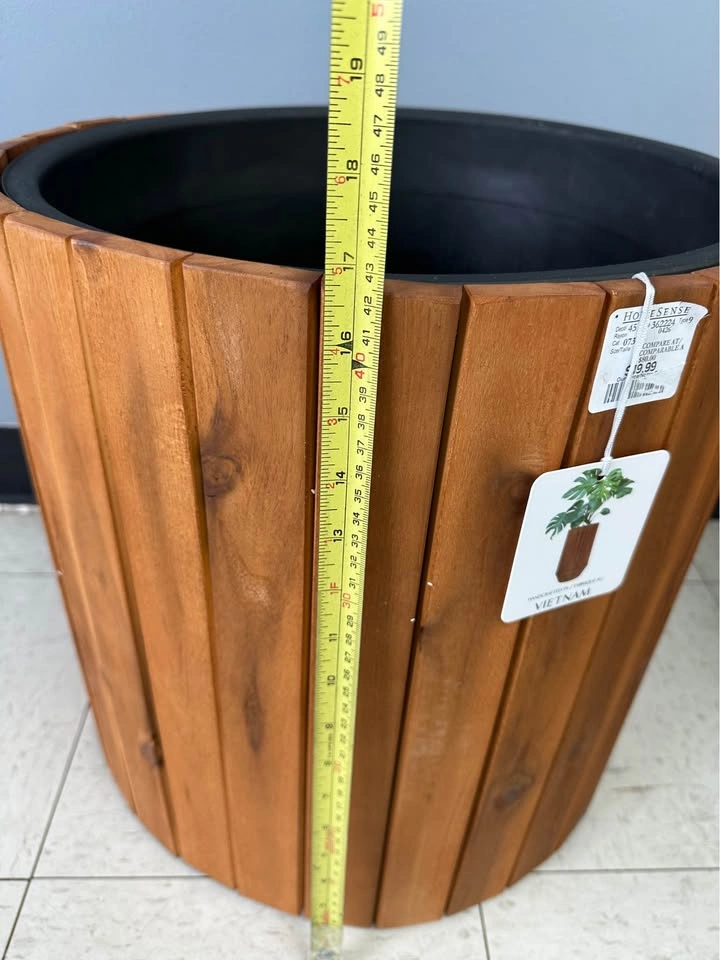 New wood planter pot - photo 2