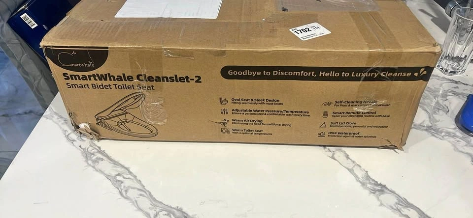 Smart Bidet Toilet Seat - SmartWhale Cleanslet-2 | Heated Seat &