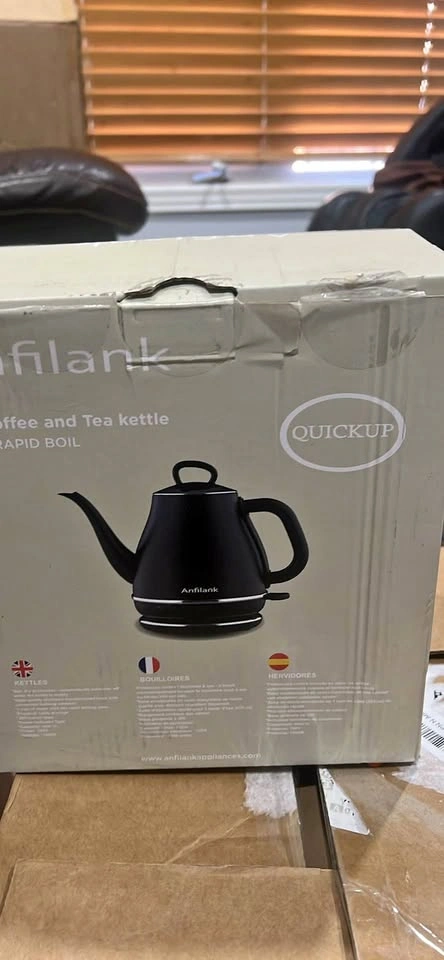 Anfilank Gooseneck Electric Kettle - 1.0L / 1500W Rapid Boil