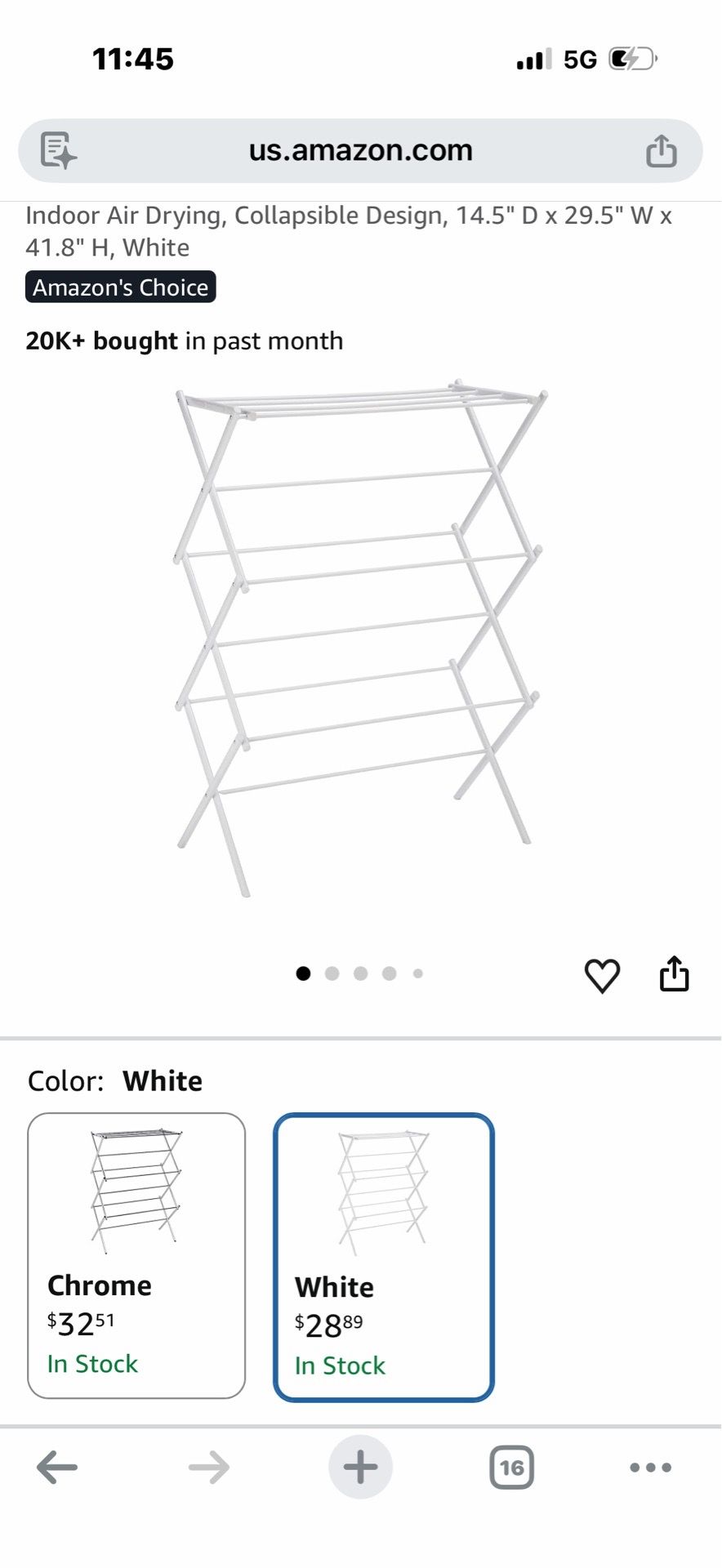 Drying Rack – 3-Tier. 2 available, $10 each - photo 2