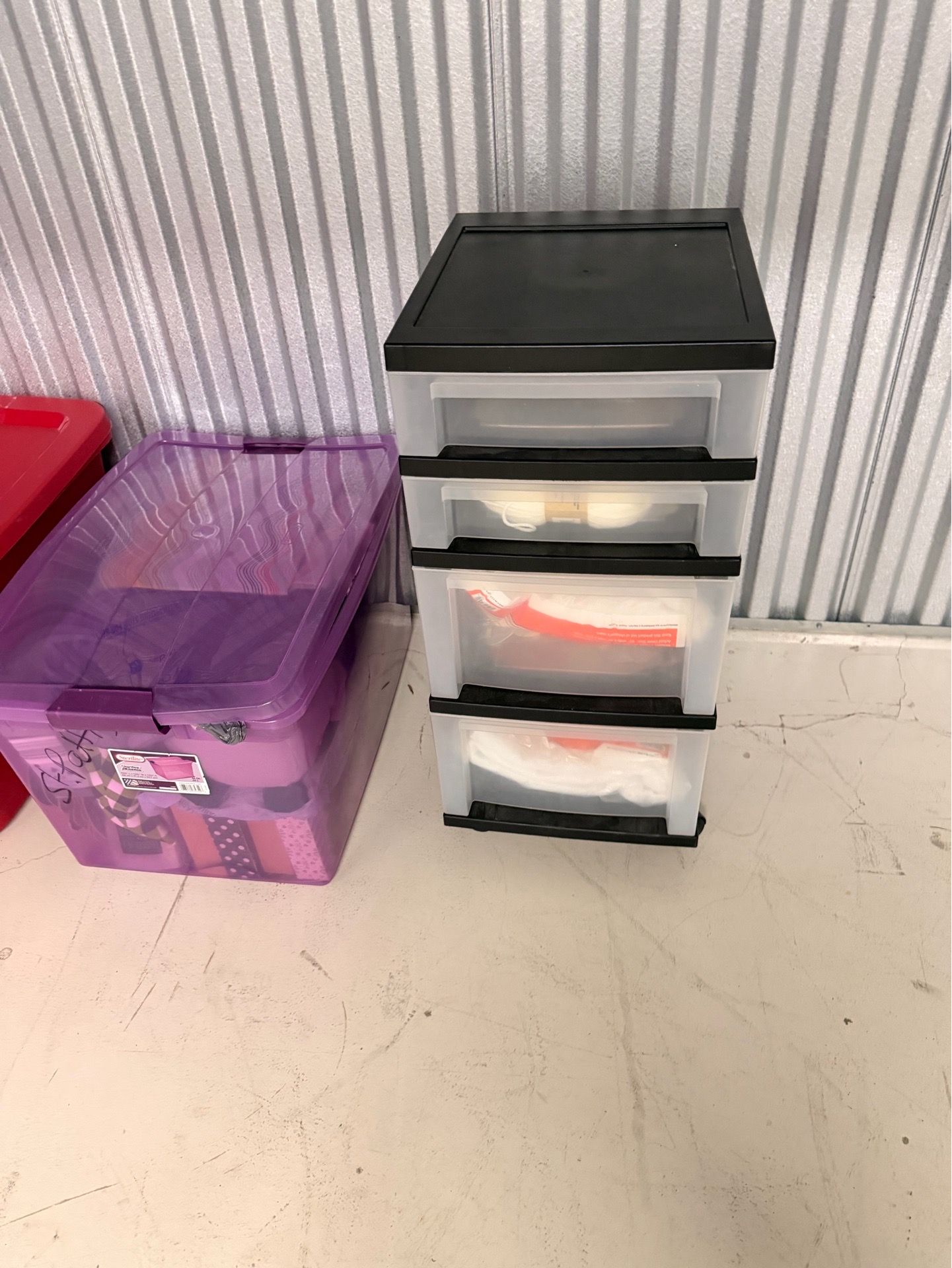 Homz Plastic 4 Drawer Storage Tower - photo 4