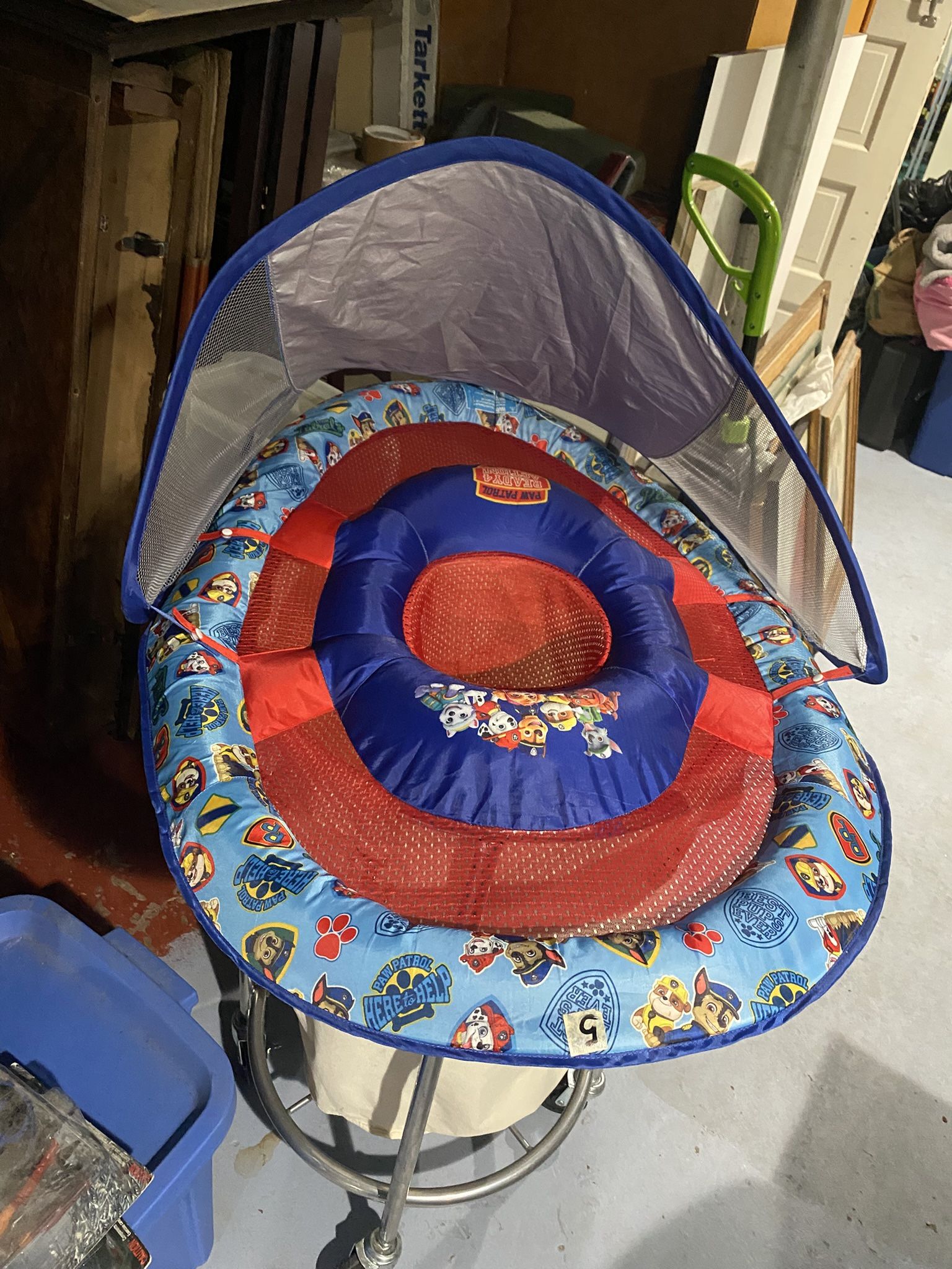 Kids Float With Removable Sun Canopy