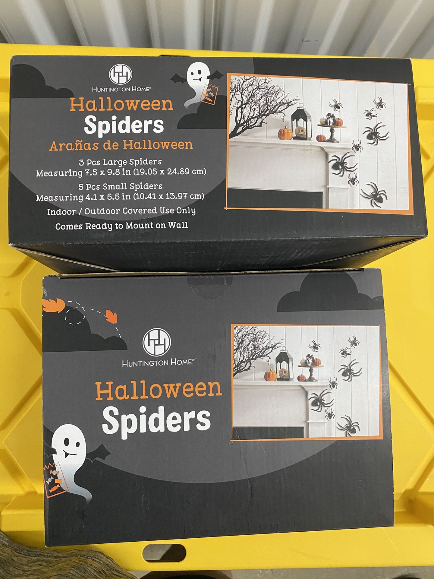 Spider And Bat Halloween Wall Decor