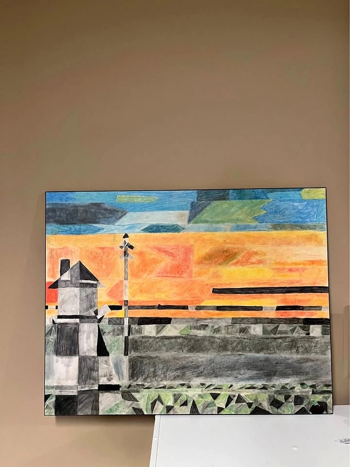 Colorful Abstract Landscape Art