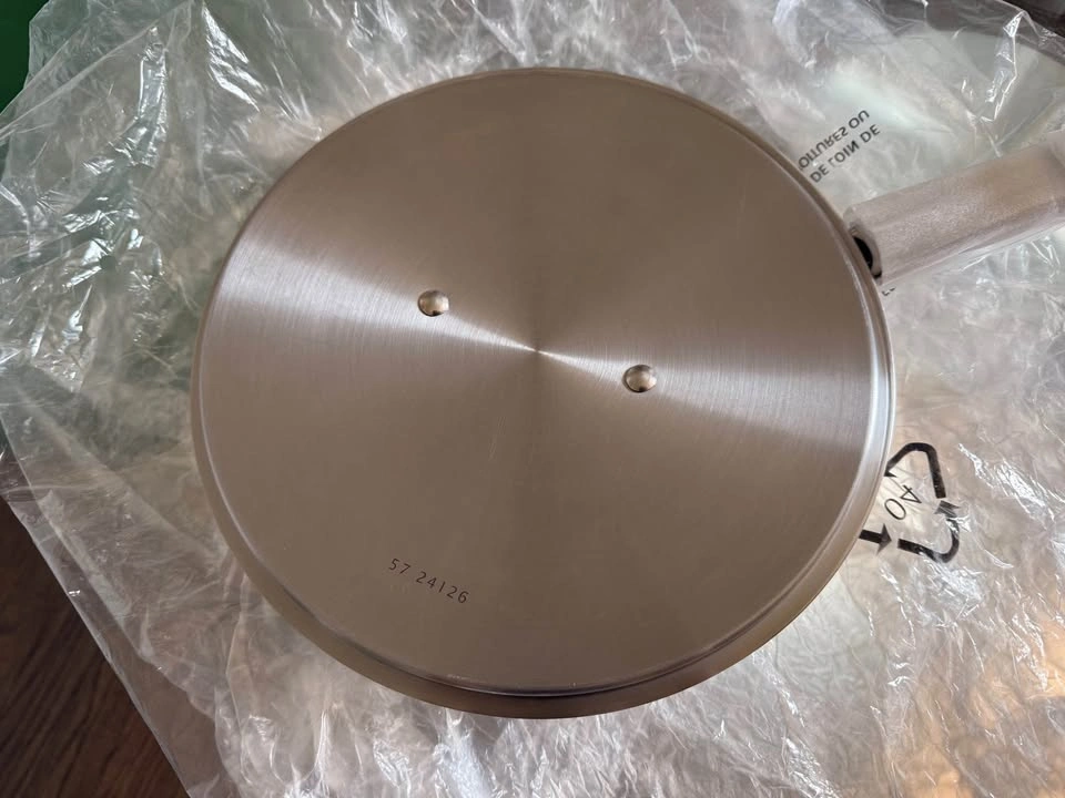 T-FAL 26cm Stainless Frypan + Lid (Like New) - photo 5