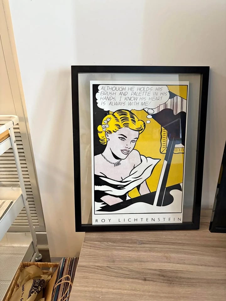 Vintage Roy Lichtenstein Print - pickup only