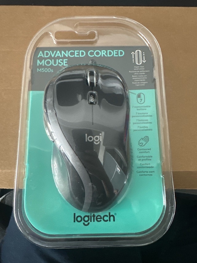 Logitech M500S Corded Mouse
