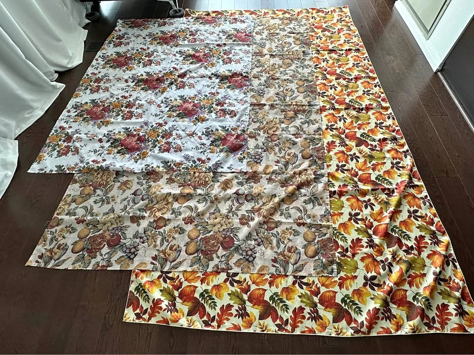 Tablecloths - Autumn Floral Fruit Leaves