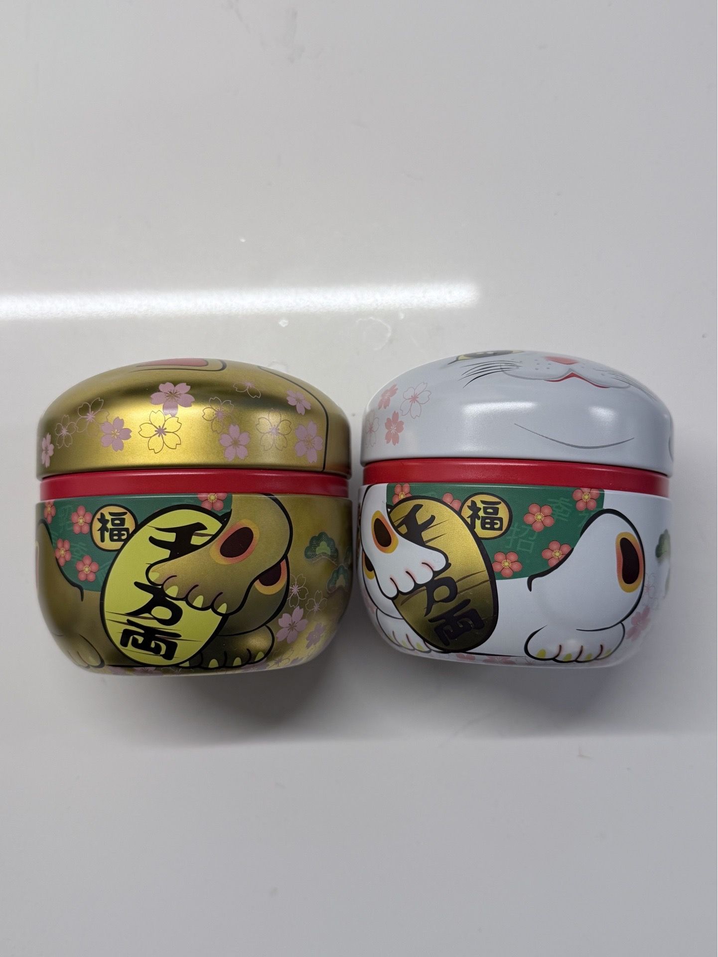 Japanese Tea Storage Cans Like New - photo 2