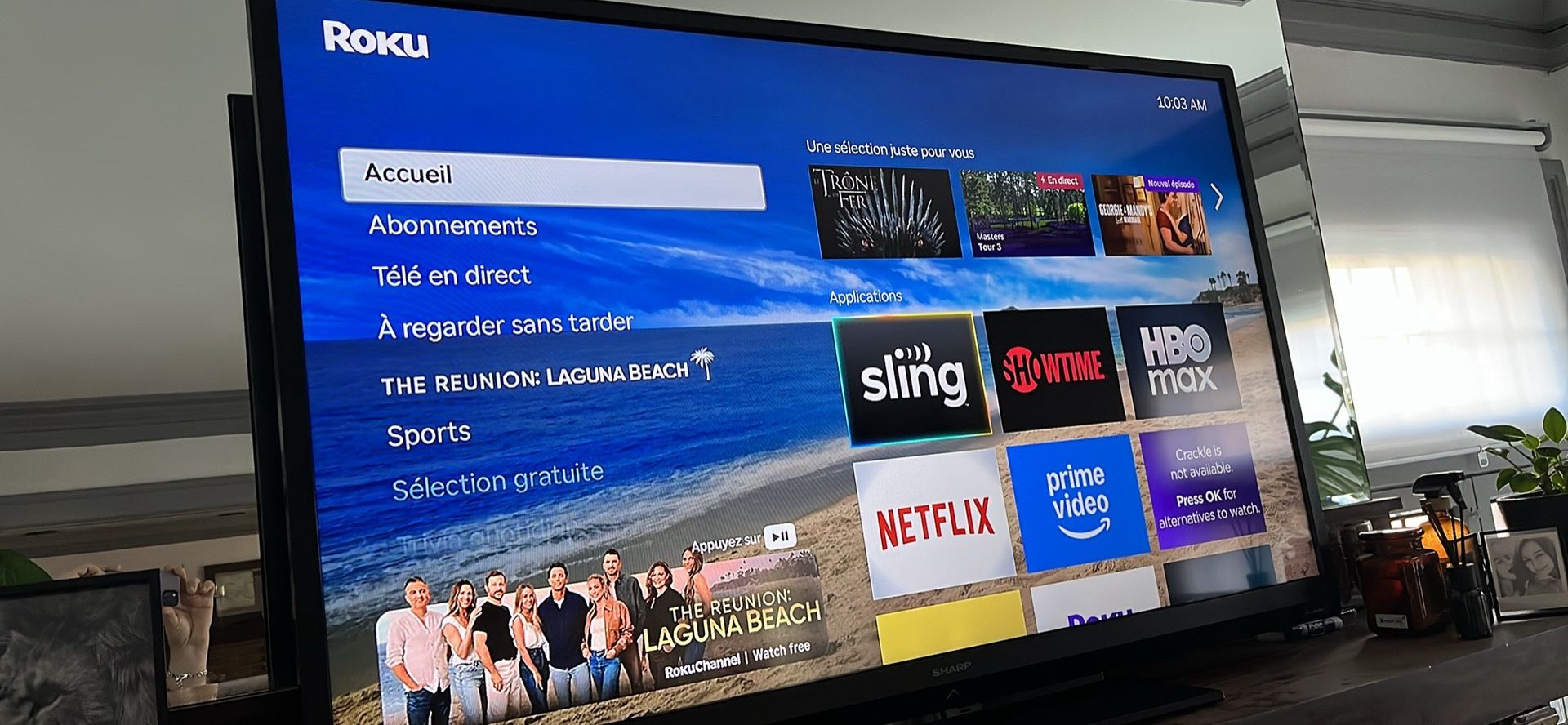 Sharp 60” LED TV – Perfect Condition – With Stand & Remote - photo 2