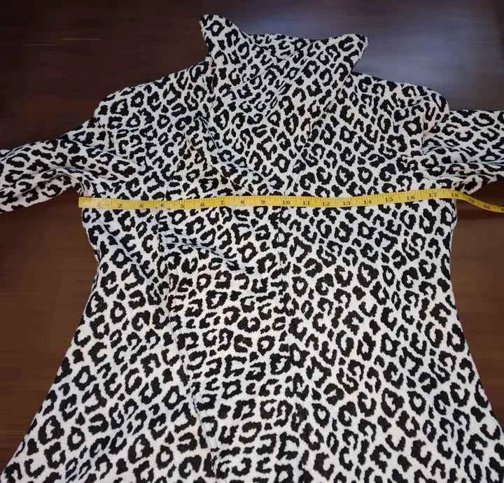 Ladies Black and White Calvin Klein Open Front Jacket 🌱 - photo 4