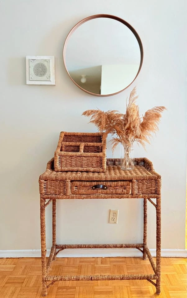 Wicker Entrance Table
