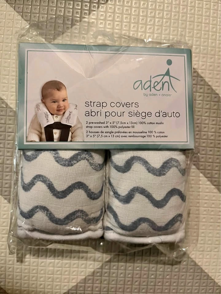 Baby Car Seat Strap Covers - 5 Pairs Available - Aden + Anais &
