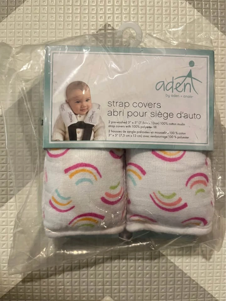 Baby Car Seat Strap Covers - 5 Pairs Available - Aden + Anais & - photo 2
