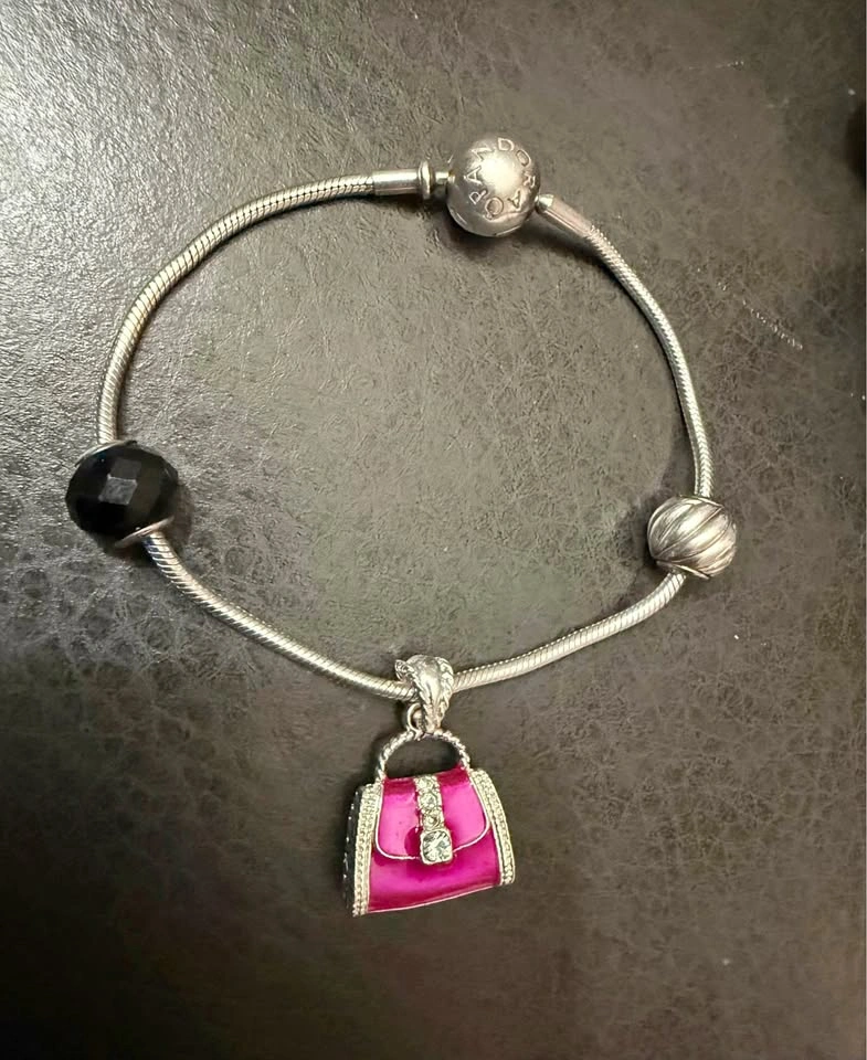 Pandora bracelet and charms