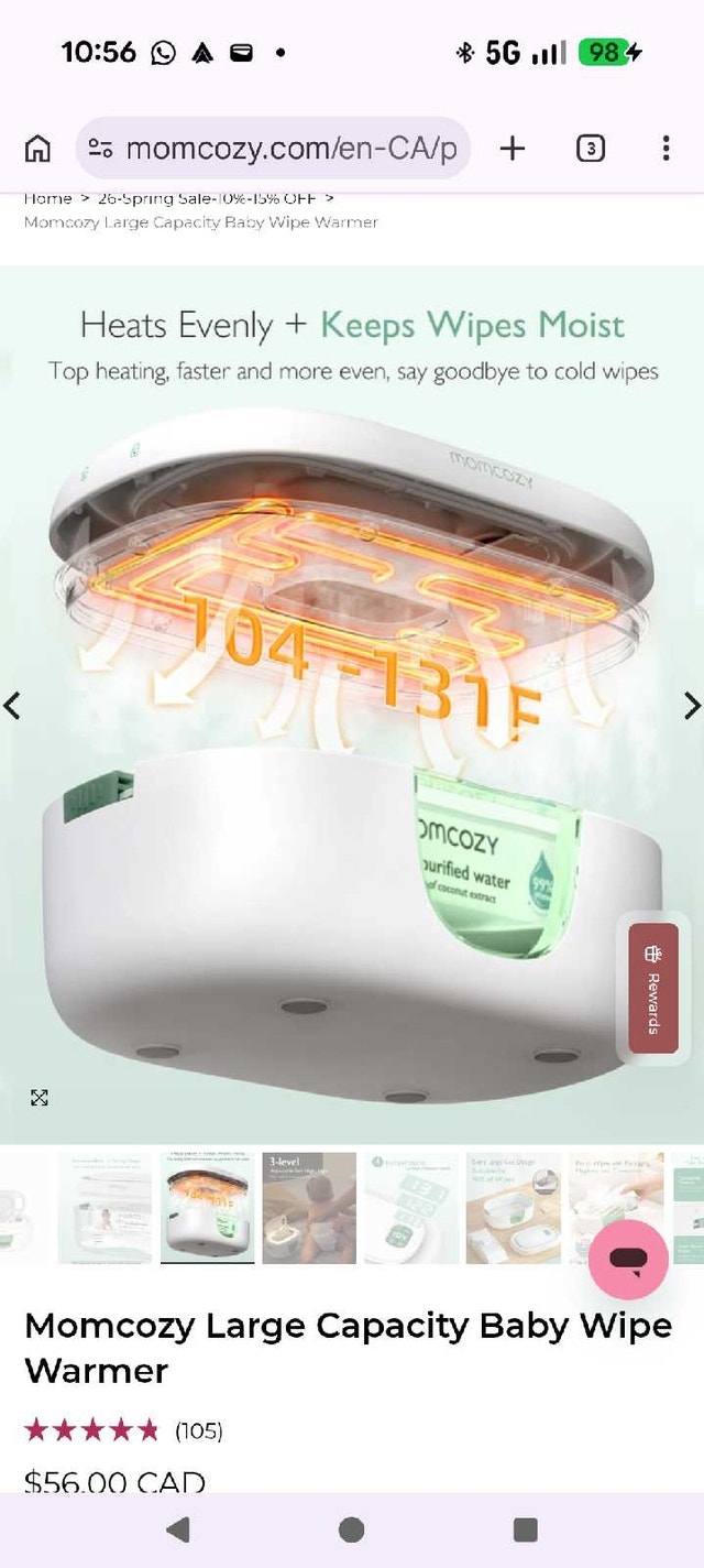 Momcozy Wipe Warmer - photo 3
