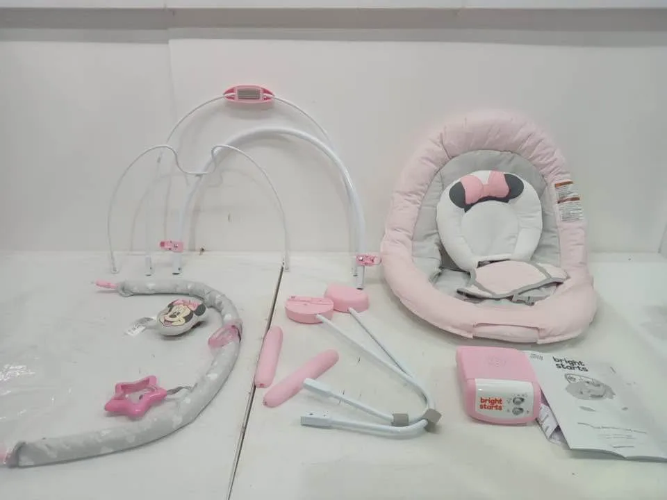MINNIE MOUSE BABY BOUNCER WITH SOOTHING VIBRATIONS image indicator(3)