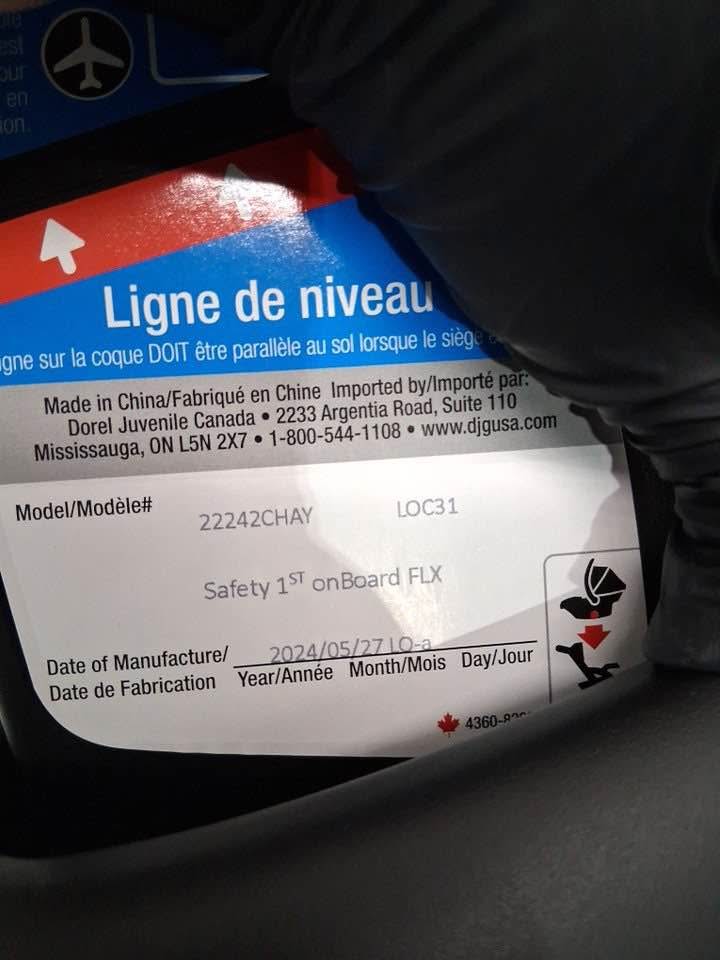 BRAND NEW SAFETY 1ST ONBOARD FLX CAR SEAT 4-35LBS - photo 5