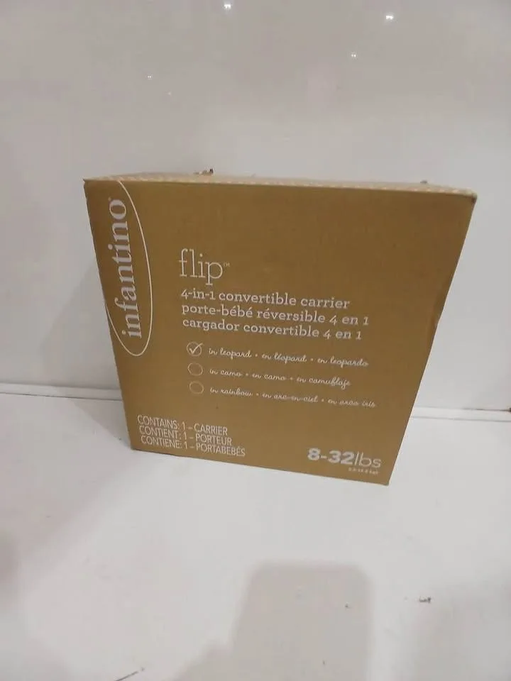 INFANTINO FLIP 4-IN-1 BABY CARRIER - LEOPARD image indicator(4)