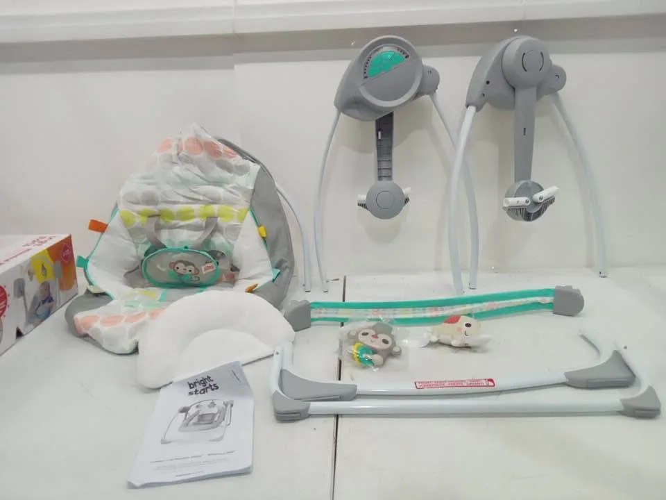 Bright Starts Whimsical Wild Portable Swing image indicator(3)