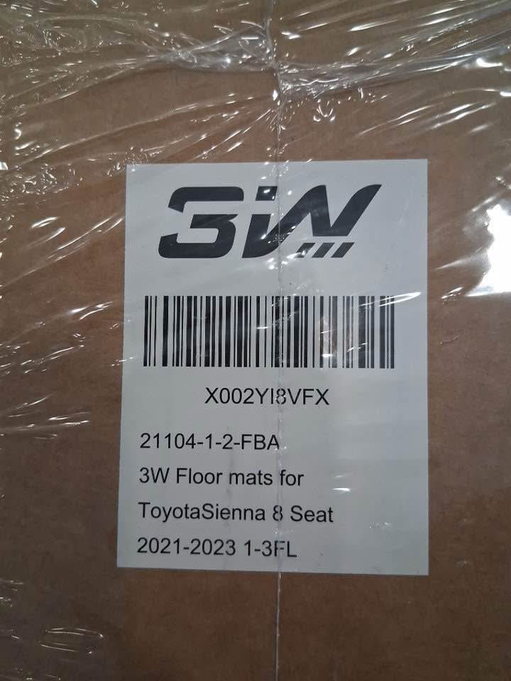 BRAND NEW! 3W Floor Liners - Toyota Sienna - photo 5