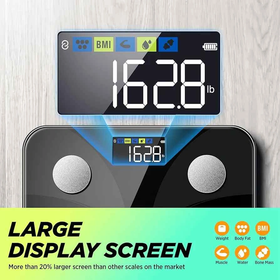 RUNSTAR Smart Body Fat Scale w/ BMI & App Sync - photo 2