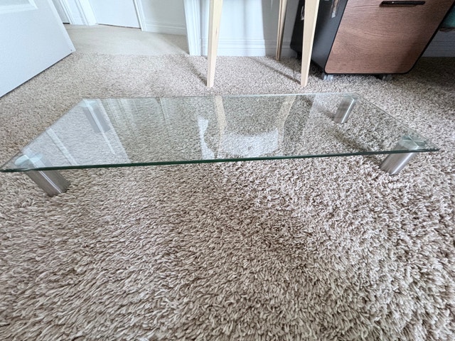 Glass monitor stand - photo 2