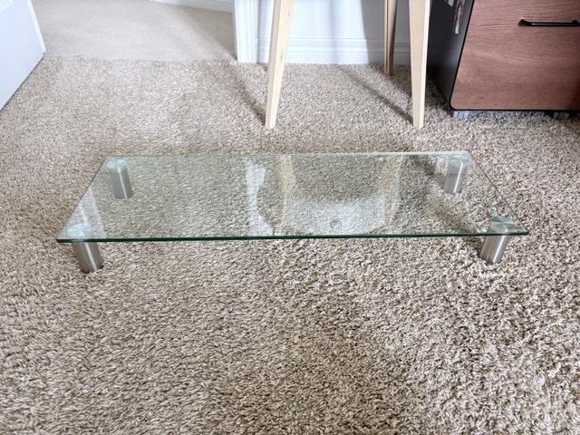 Glass monitor stand - photo 3