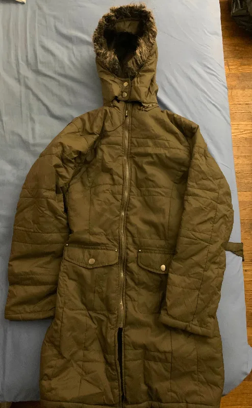 Girl/Women’s Winter Parka Jacket - Green (Brand New) thumbnail
