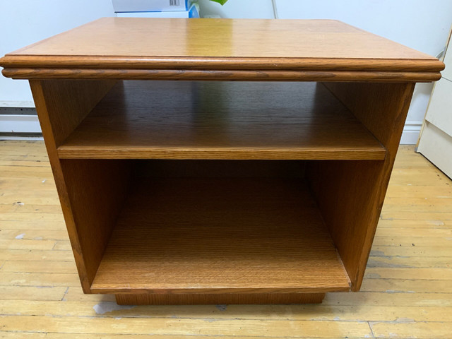Glossy Wooden Night Stand *first come first serve*