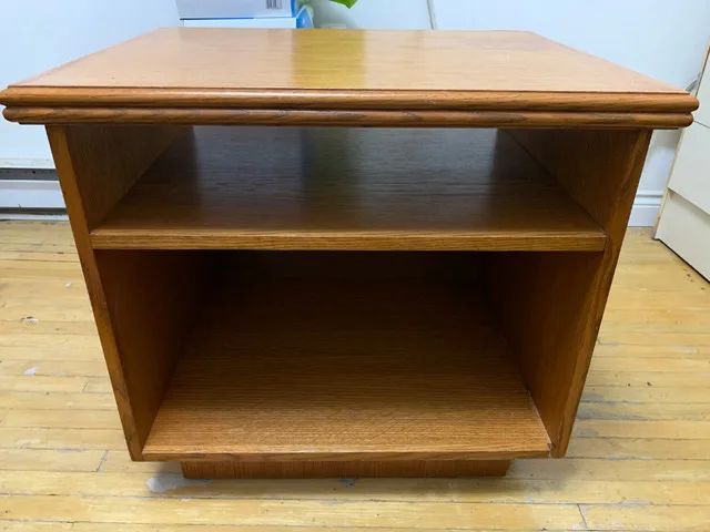 Glossy Wooden Night Stand *first come first serve* thumbnail