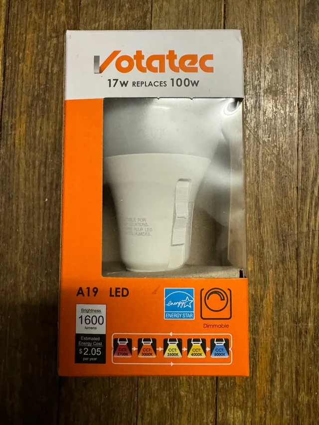 Votatec A19 LED 5CCT 17W (Brand New) thumbnail