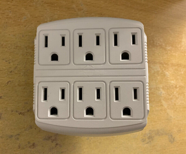 Electrical Wall Taps (6 outlet for $3 and 3 outlet for $2 each)