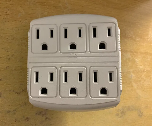 Electrical Wall Taps (6 outlet for $3 and 3 outlet for $2 each) thumbnail