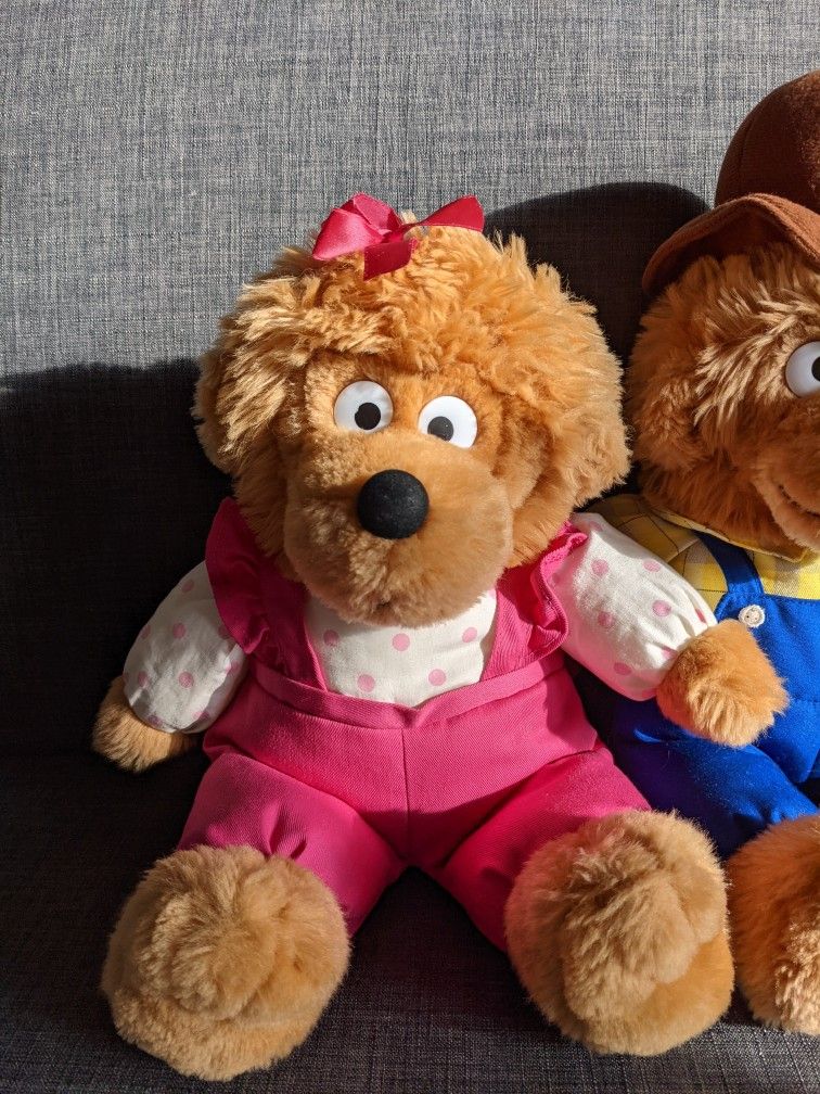 Vintage Berenstain Bears Plush Doll Set - photo 2