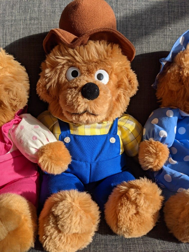 Vintage Berenstain Bears Plush Doll Set - photo 3